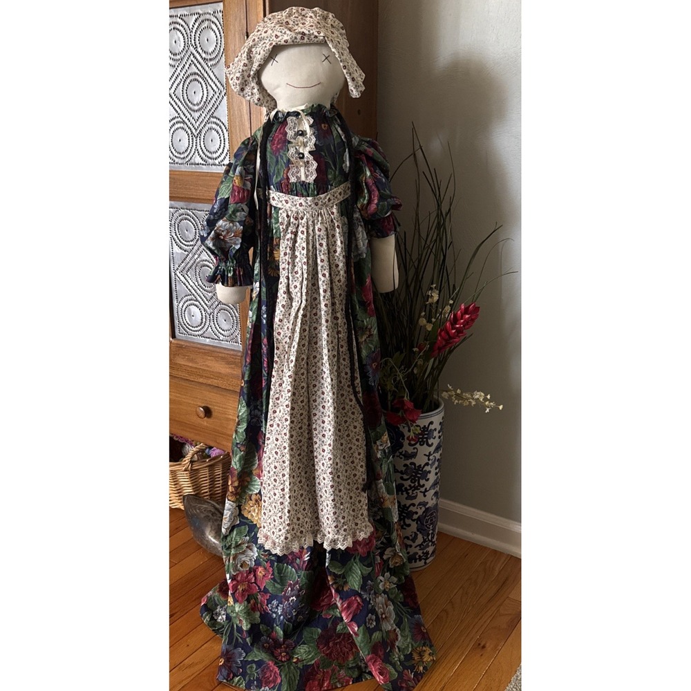 Vacuum Cleaner Granny Doll. Cover Cottage Core Vintage. Handmade 55"